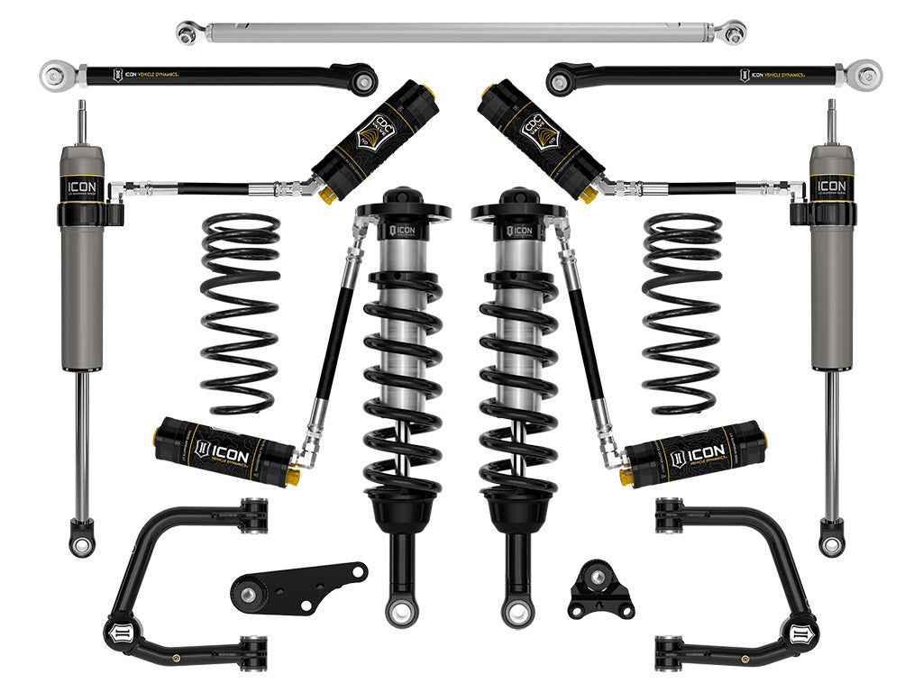 ICON 2024-2025 Toyota Land Cruiser 250 Series 1.25-3in Lift Stage 8 Suspension System CDCV Tubular