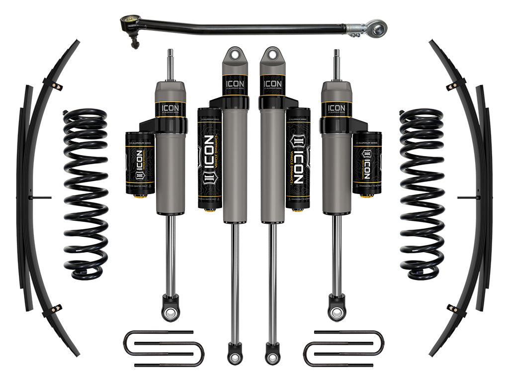 ICON 2007-2019 Ford F-250/F-350 4WD Diesel 2.5in Lift Stage 3 Suspension System w/Expansion Packs