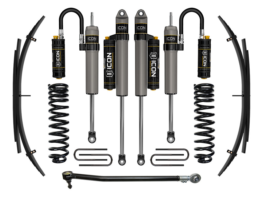 ICON 2017-2019 Ford F-250/F-350 4WD Diesel 2.5in Lift Stage 4 Suspension System w/Expansion Packs