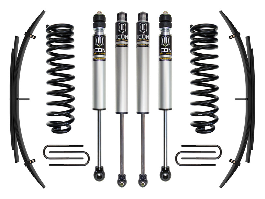 ICON 2020-2022 Ford F-250/F-350 Super Duty 4WD 2.5in Lift Stage 1 Suspension System w/Expansion Packs