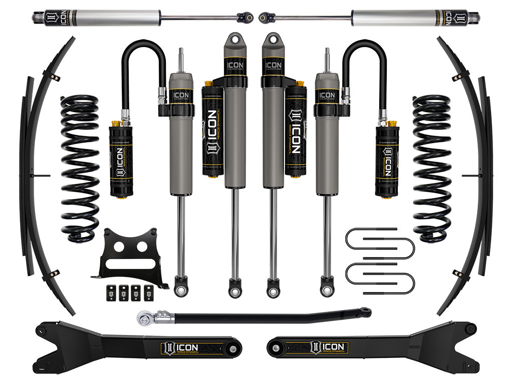 ICON 2008-2010 Ford F-250/F-350 Super Duty 4WD Diesel 2.5in Lift Stage 6 Suspension System w/Expansion Packs