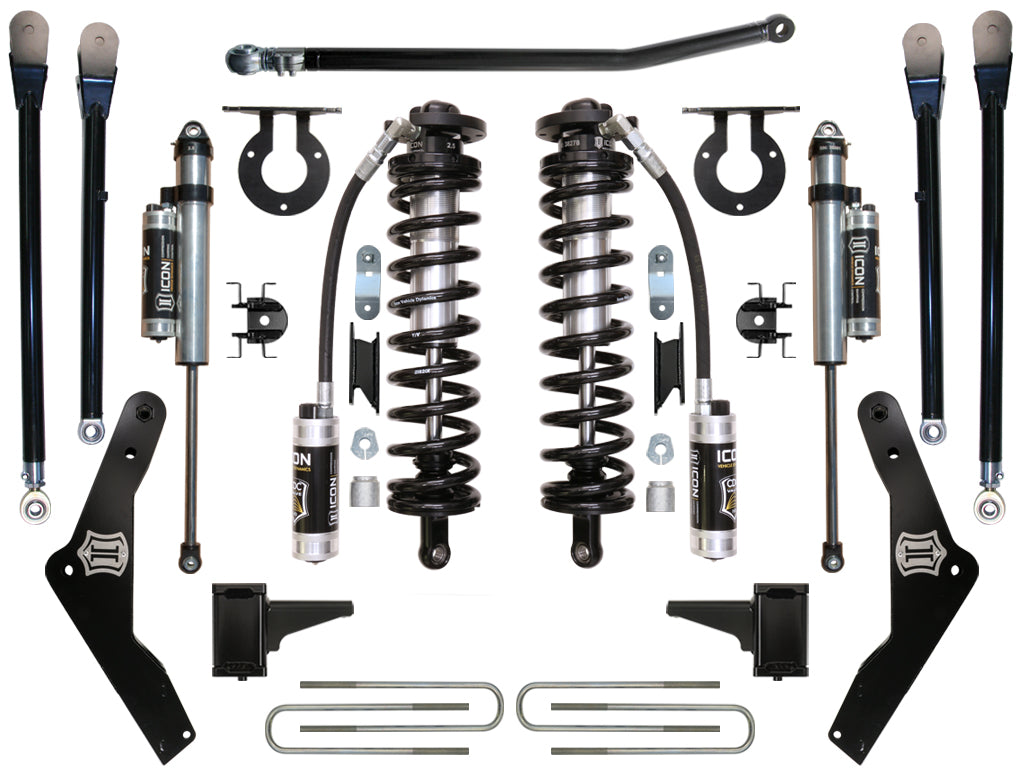 ICON 11-16 Ford F-250/F-350 4-5.5in Stage 4 Coilover Conversion System