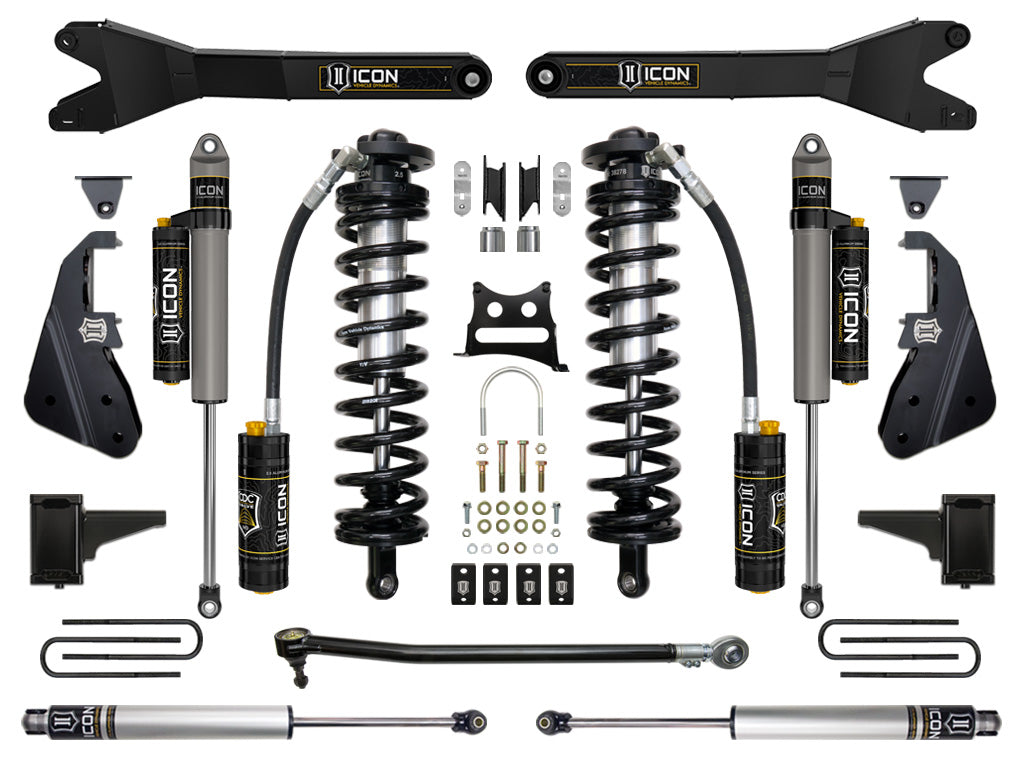 ICON 17-22 Ford F250/F350 4-5.5in Lift Stage 5 Suspension System w/Radius Arm