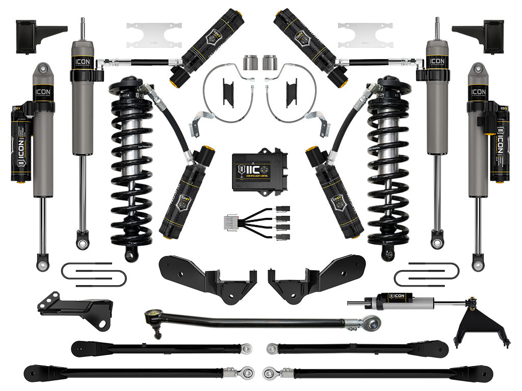 ICON 2023-2025 Ford F-250/F-350 Super Duty 4WD 4-5.5in Lift Stage 9 Coilover Conversion System