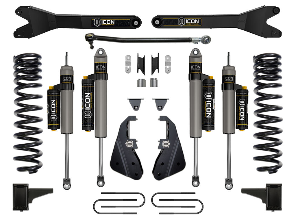 ICON 17-19 Ford F250/F350 4.5in Stage 4 Suspension System w/ Radius Arm