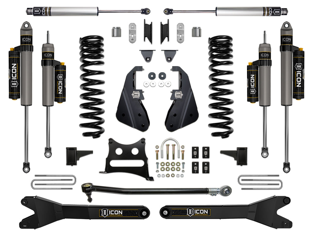 ICON 20-22 Ford F250/F350 4.5in Lift Stage 5 Suspension System w/Radius Arm