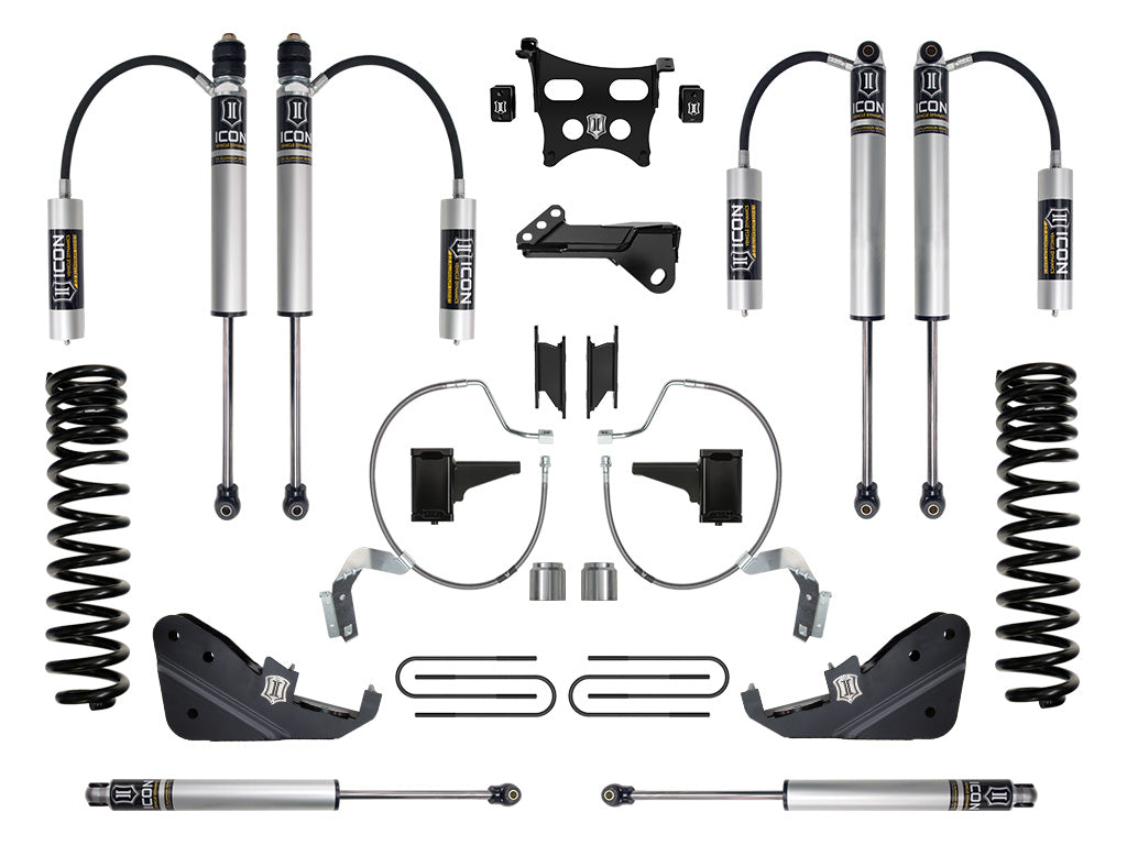 ICON 2023-2025 Ford F-250/F-350 Super Duty 4WD Gas 4.5in Lift Stage 2 Suspension System