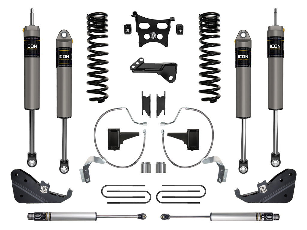 ICON 2023-2025 Ford F-250/F-350 Super Duty 4WD Diesel 4.5in Lift Stage 3 Suspension System