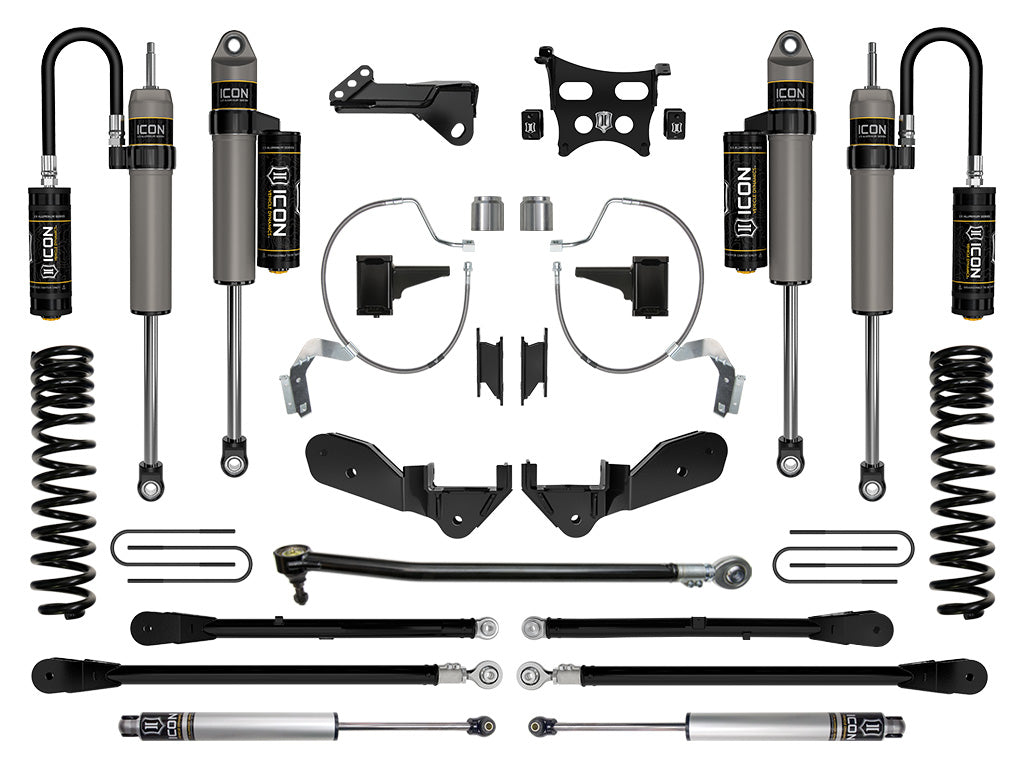 ICON 2023-2025 Ford F-250/F-350 Super Duty 4WD Diesel 4.5in Lift Stage 6 Suspension System