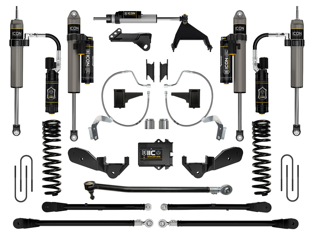 ICON 2023-2025 Ford F-250/F-350 Super Duty 4WD Diesel 4.5in Lift Stage 8 Suspension System