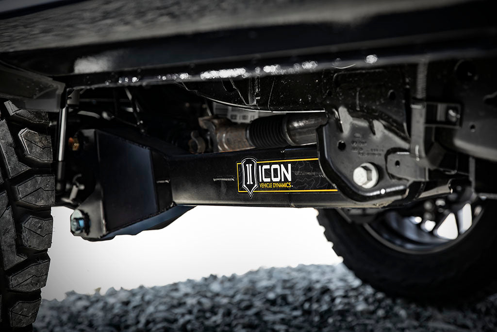 ICON 2023-2025 Ford F-250/F-350 Super Duty 4WD Gas 2.5in Lift Stage 6 Suspension System w/4-Link And Expansion Packs