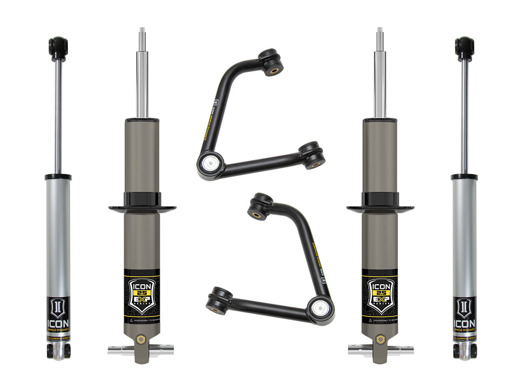 ICON 19-23 GM 1500 2.375-3.75in Lift Stage 2 Exp Suspension System Tubular