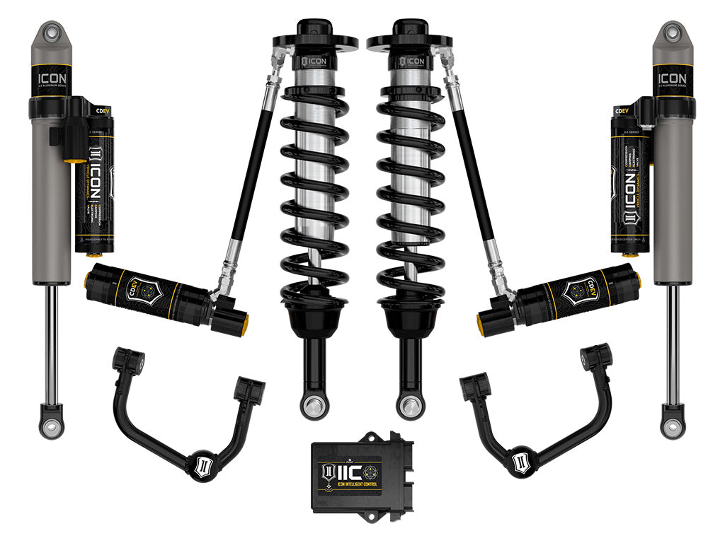 ICON 2021-2024 Ford F-150 4WD 2.75-3.5in Lift Stage 5 Suspension System Tubular