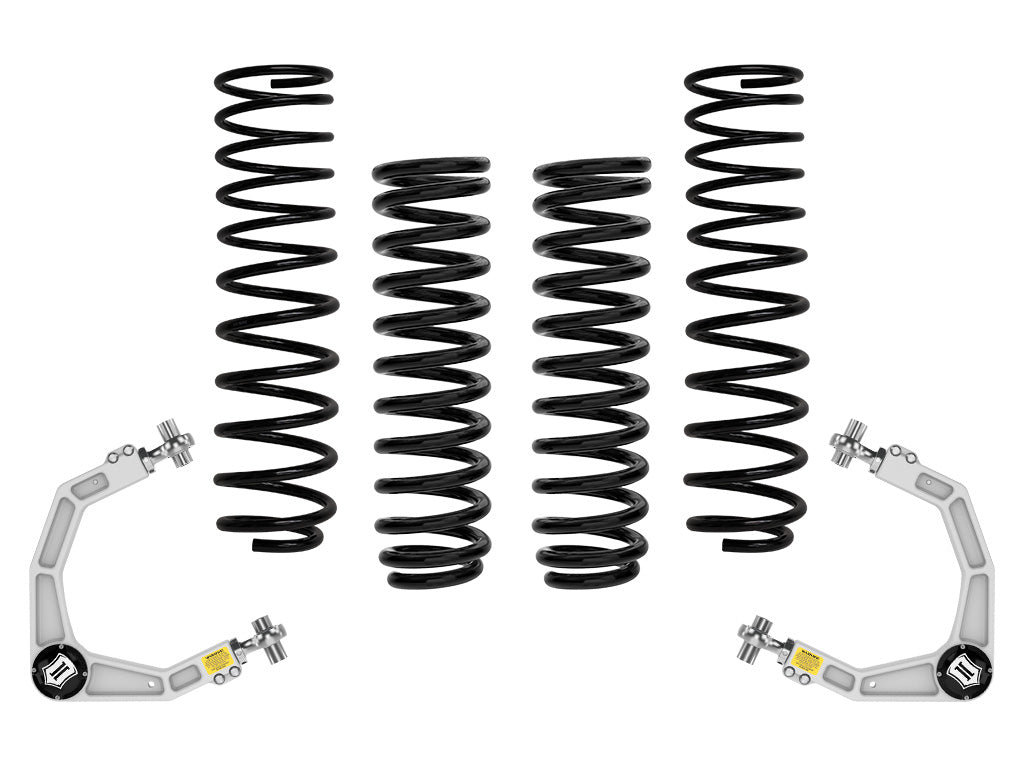ICON 2021-2025 Ford F-150 Raptor 2-2.25in Lift Stage 2 Suspension System Overland Rear Springs