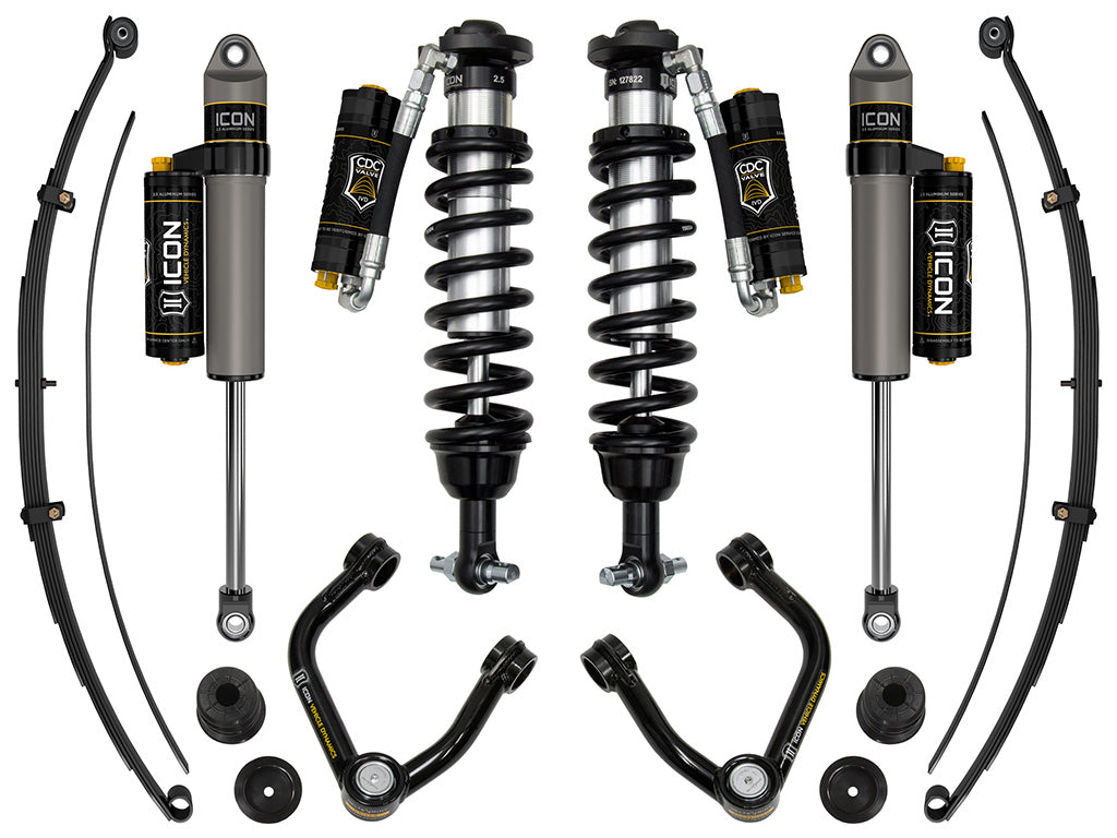 ICON 19-21 Ford Ranger 0-3.5in Lift Stage 8 Susp System Tubular UCA Al Knuckle