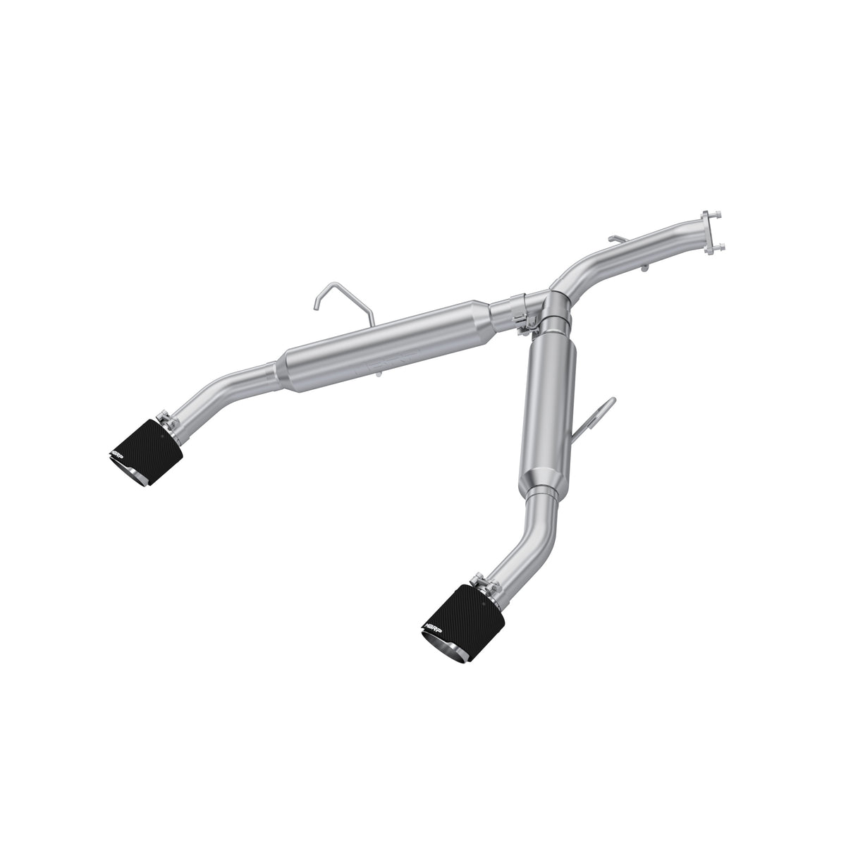 MBRP 20-21 Kia Forte GT, 1.6L Turbo, Armor Pro 2.5 Inch Axle-Back Dual Split Rear with Carbon Fiber Tips