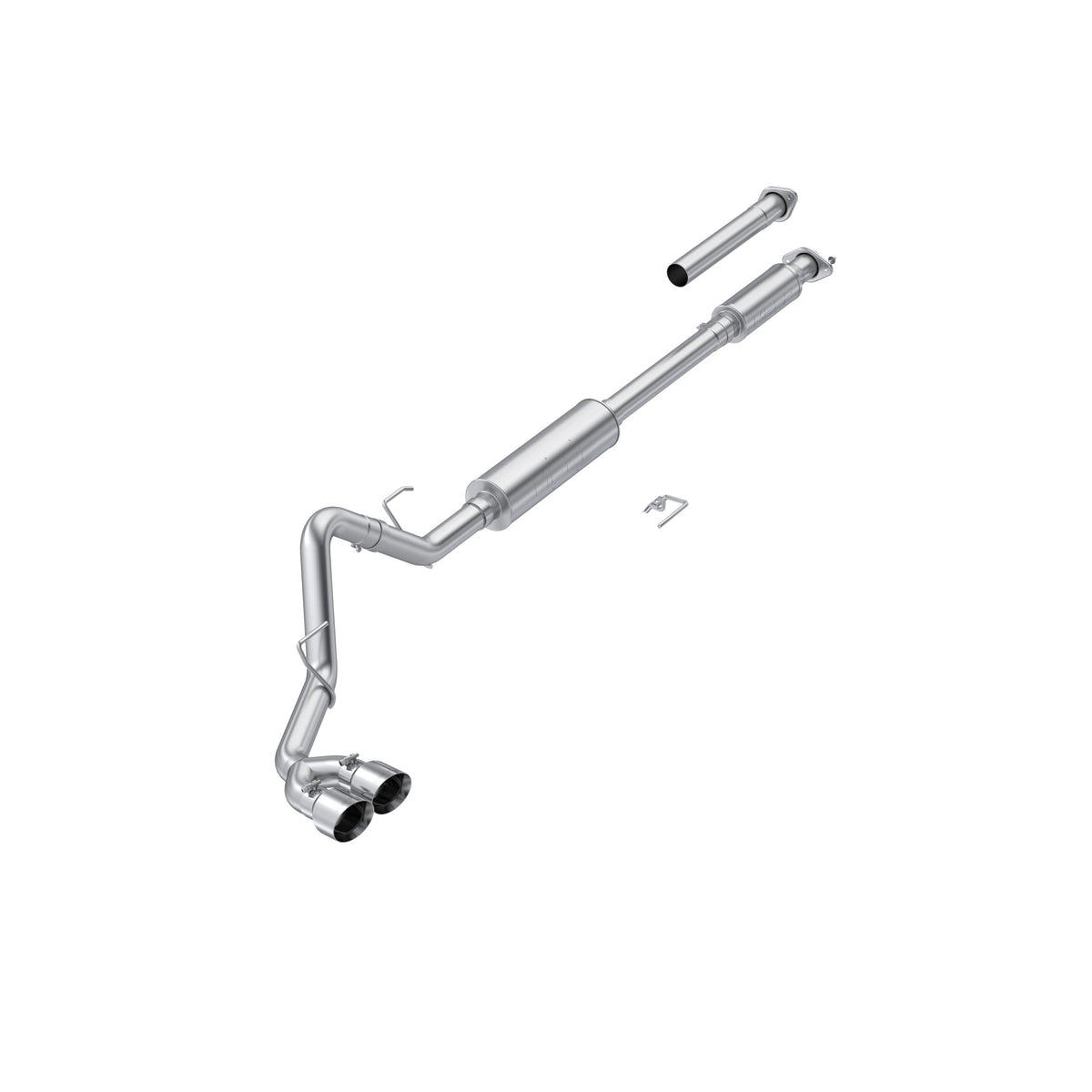 MBRP 15-20 Ford F-150 2.7L, 3.5L and 5.0L Armor Lite 3-Inch Cat-Back Passenger Side Exit with Polished Tips