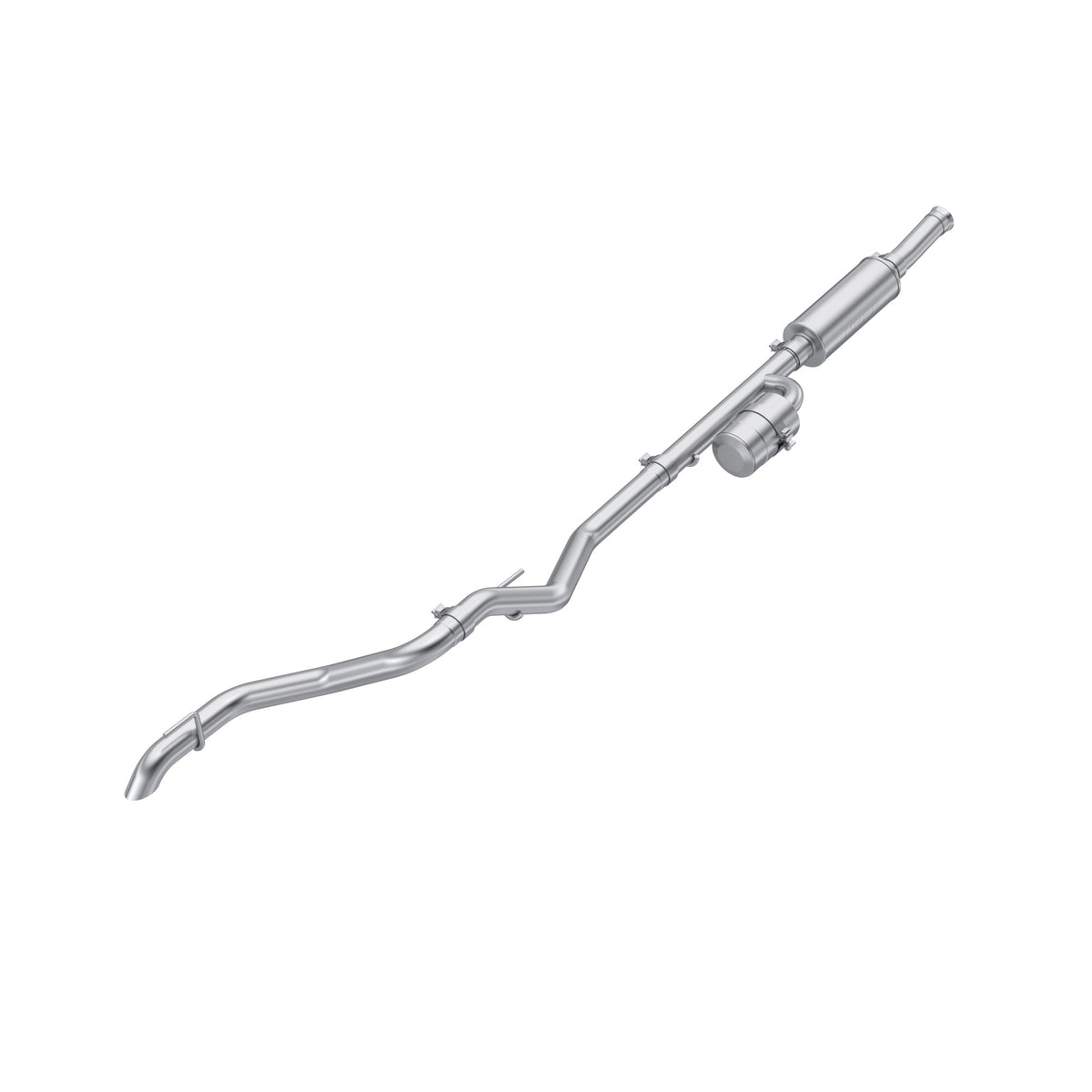 MBRP 20-Up Jeep Gladiator (JT) 3.6L Armor Pro 2.5 Inch Cat-Back Overland Single Rear Exit