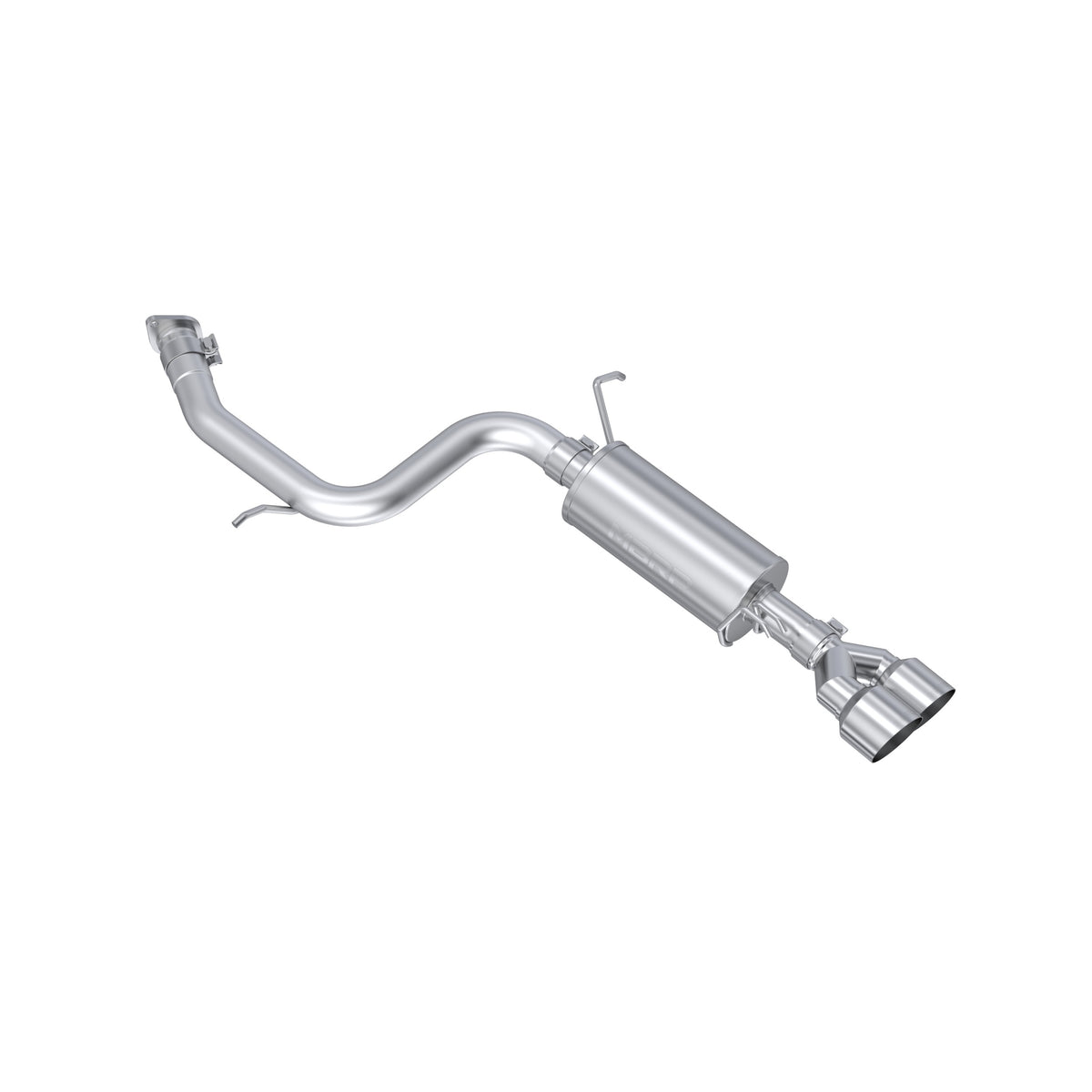 MBRP 20-25 Kia Telluride and Hyundai Palisade Armor Lite Aluminized Steel 2.5 Inch Axle-Back Single Rear Exit Dual Outlet Tip,