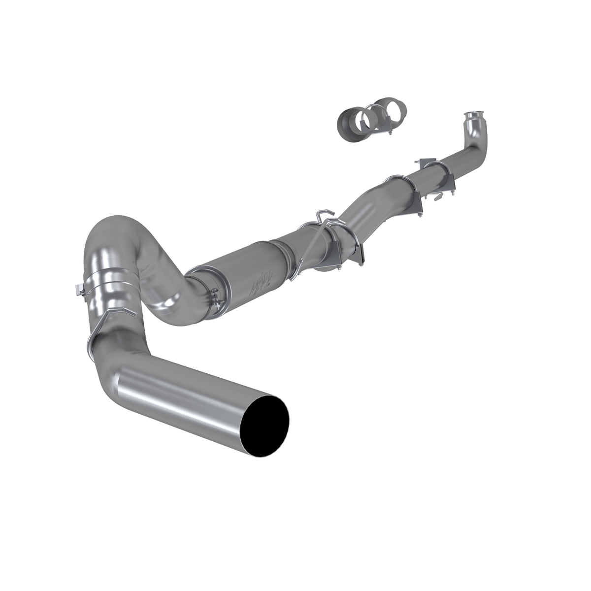 MBRP 5 Inch Exhaust Pipe Single Side No Tip Included Aluminized Steel