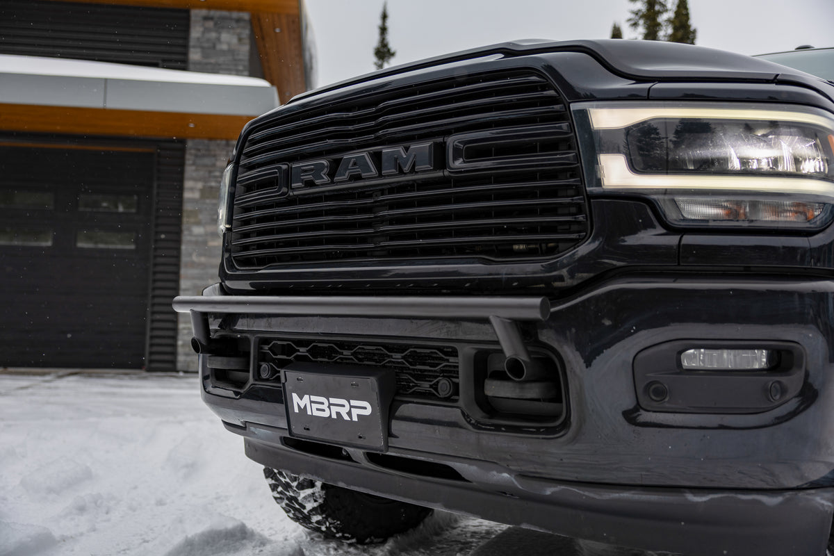 MBRP 2019-Up Ram 2500 Black-Coated Bumper Light Mounting Bar