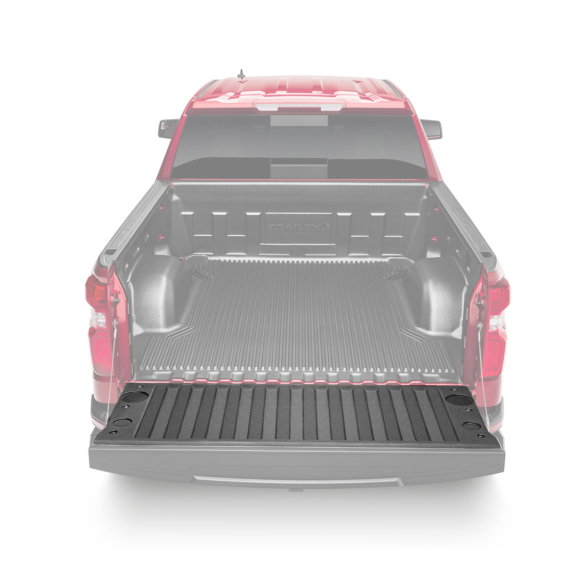 TrailFX Tailgate Liner For Chevrolet, GMC Trucks - Covers Tailgate Lip, Black, High Density Polyethylene (RC20HDTG)
