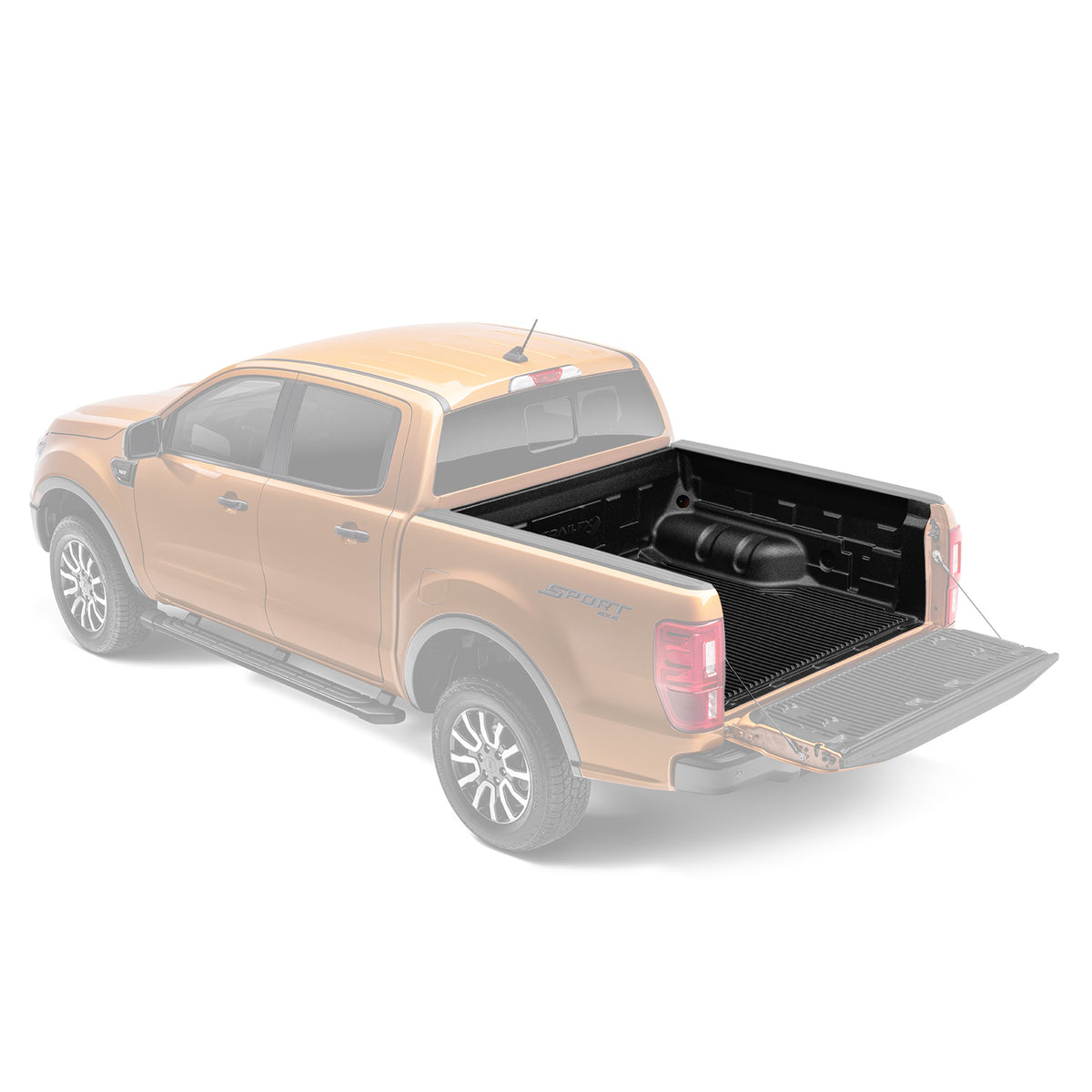 TrailFX Truck Bed Liner For Ford Ranger - Component Tub For Trail FX Bed Liners (RFR5U19)