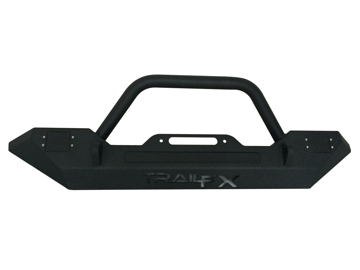 TrailFX Bumper For Jeep Wrangler, Jeep Wrangler JK - One Piece Design Direct-Fit Mounting Hardware Included With (J031T)