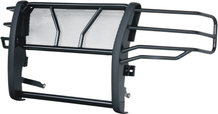 TrailFX Grille Guard For Ford F-150 - Powder Coated Black Steel With Brush Guard Without Skid (2730315093)
