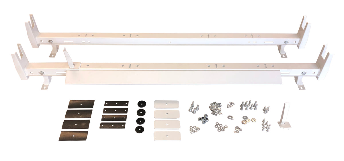 TrailFX Ladder Rack - 500 Pound Capacity Universal 2 Bar 53 To 63 Inch Adjustable (FCLR005W)