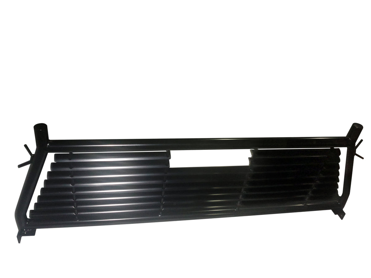 TrailFX Truck Cab Protector / Headache Rack - Round Tube Louver Without Rear Cab Window Cut Out Powder (H0004B)