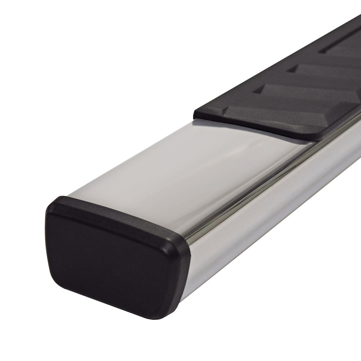 TrailFX Step Nerf Bar For Ford Ranger - With Step Pads, 4 Inch Trapezoidal Straight, With Plastic (A4019S)