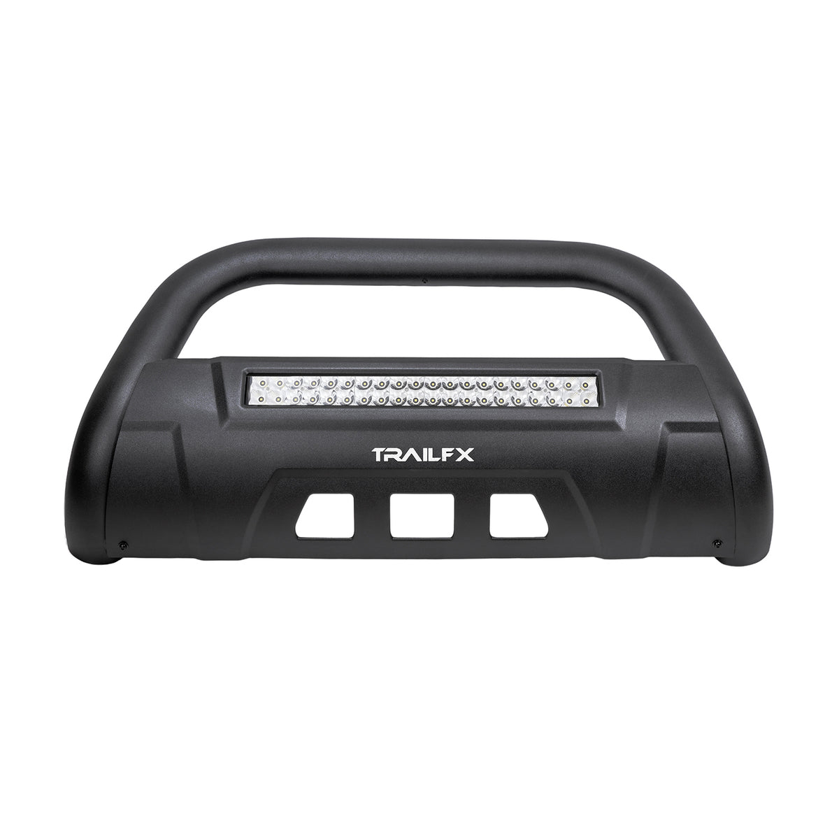 TrailFX Bull Bar For Toyota Tundra - 3-1/2 Inch Diameter, With Skid Plate, With 20 Inch Double (B1614TKIT)