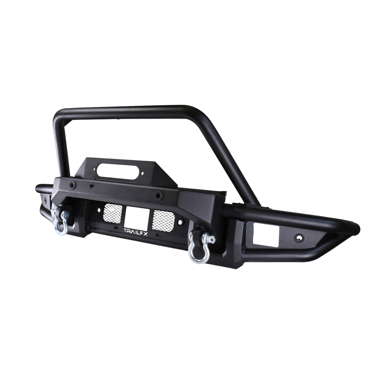 TrailFX Bumper For Ford Bronco - Direct-Fit, Mntng Hrdwr Included, With Wnch Mnt/ Pre Runr (BR002T)