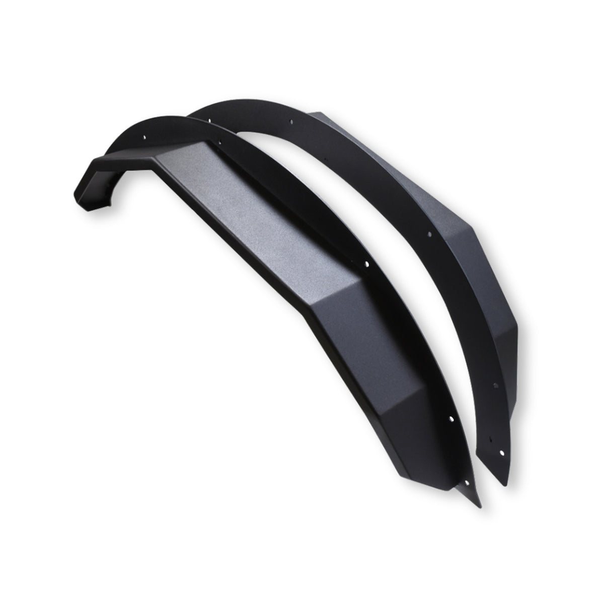TrailFX Fender Flare For Ford Bronco - 4-3/4 Inch Tire Coverage, Powder Coated, Matte Black (BR008T)