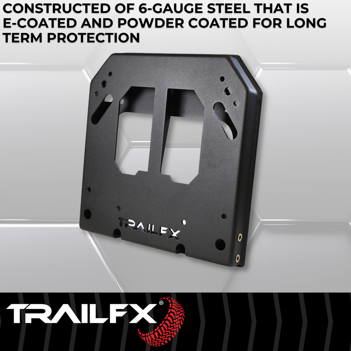 TrailFX Spare Tire Carrier Spacer For Ford Bronco - Used With Factory Spacer Tire Carrier, 35 Inch Maximum Tire (BR009T)