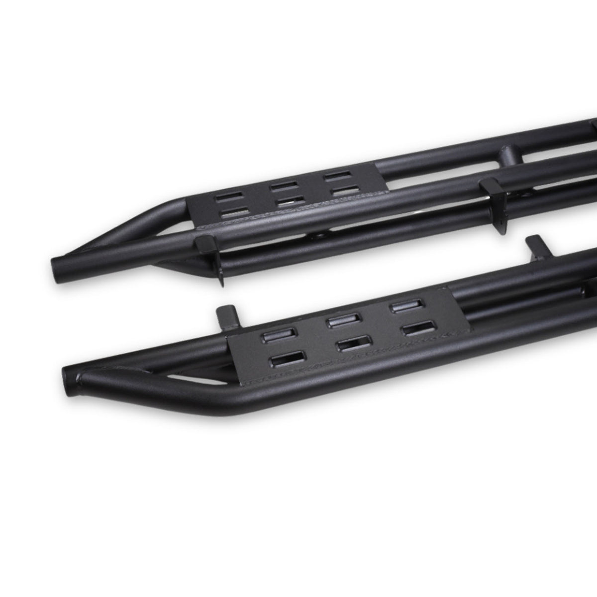TrailFX Rocker Panel Guard For Ford Bronco - Round Tube, With Two Step Area Per Bar (BR011T)