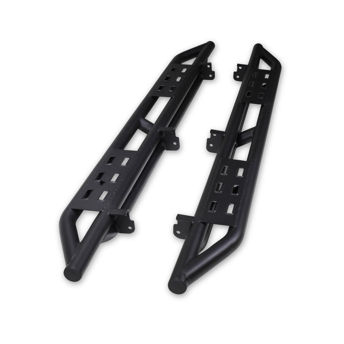 TrailFX Rocker Panel Guard For Ford Bronco - Round Tube, With One Step Area Per Bar (BR012T)