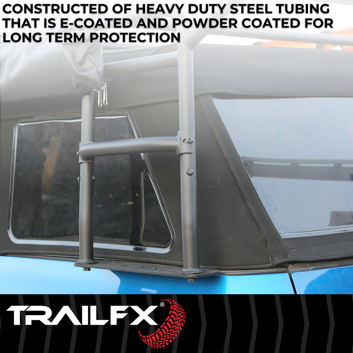 TrailFX Roof Rack For Ford Bronco - 300 Pound Dynamic Capacity, 600 Pound Static Capacity (BR015T)