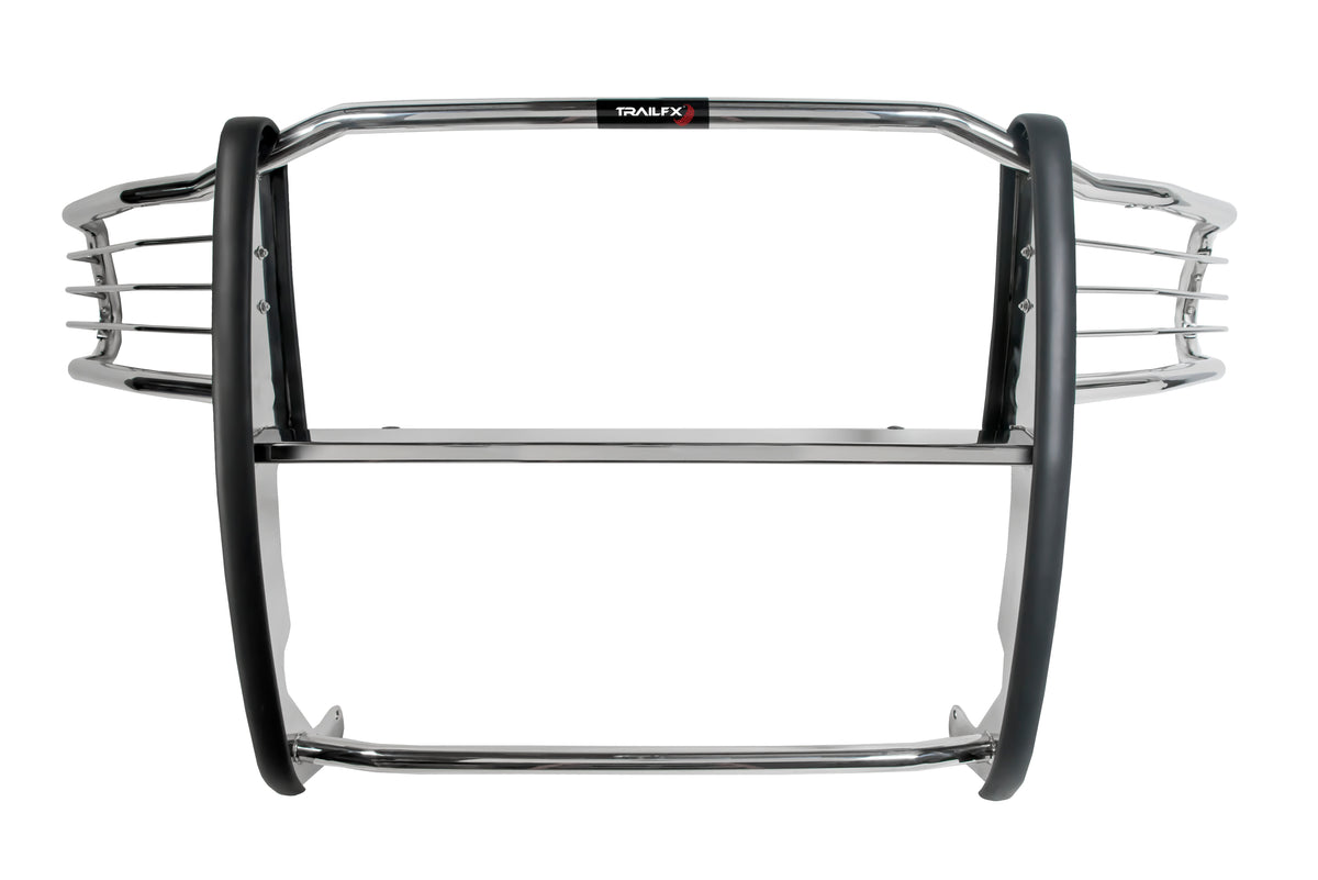 TrailFX Grille Guard For Chevrolet Suburban, Chevrolet Tahoe - 1-1/2 Inch Diameter, With Brush Guard, Without Skid Plate (E0045S)