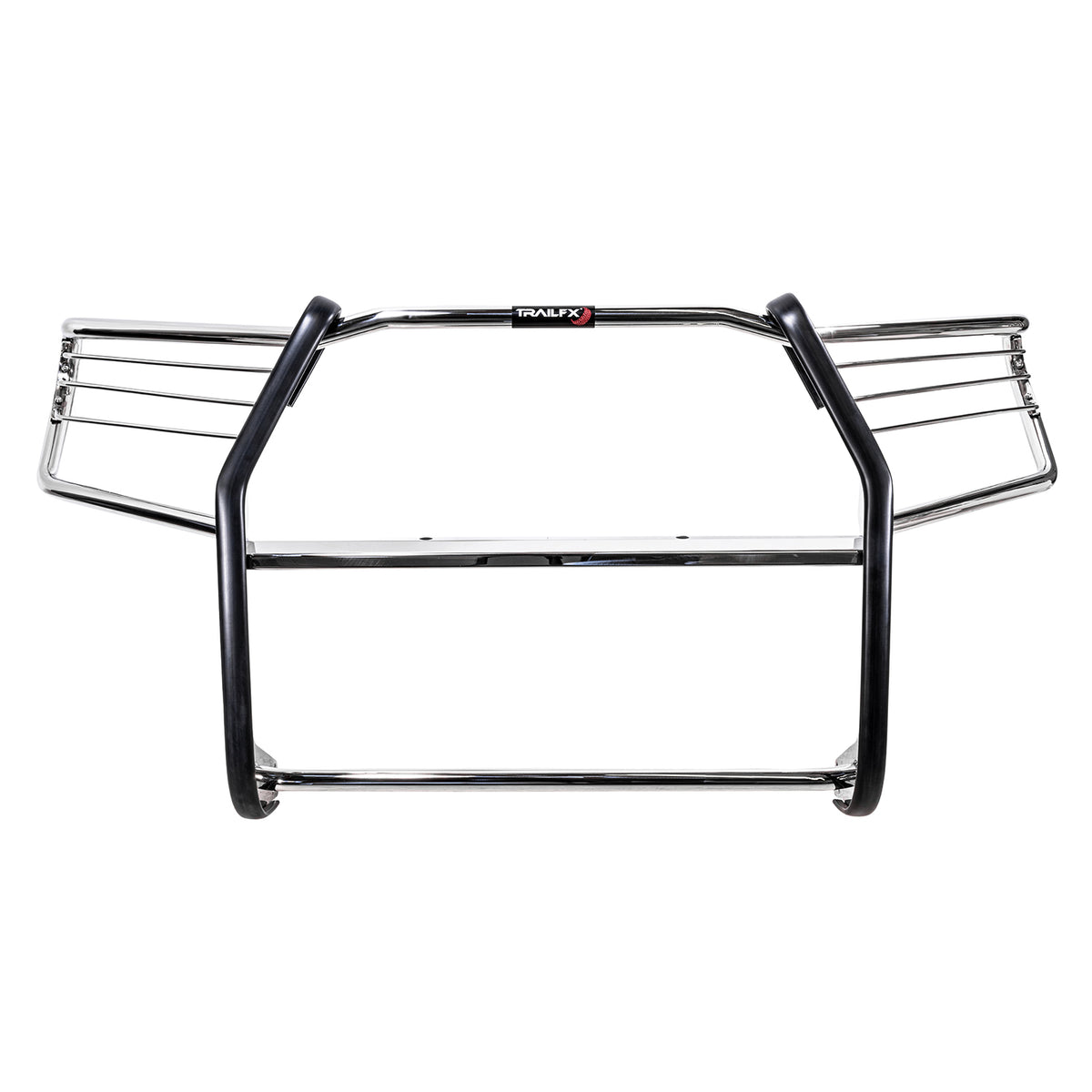 TrailFX Grille Guard For Toyota Tacoma - 1-1/2 Inch Diameter, With Brush Guard, Without Skid Plate (E0046S)