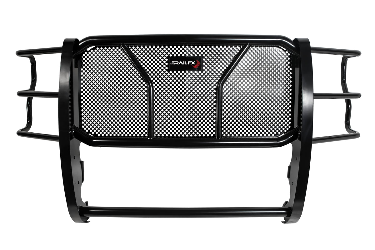 TrailFX Grille Guard For GMC Sierra 2500 HD, GMC Sierra 3500 HD - Grille Guard, TFX HD Grille Guards, 2 Inch Diameter, With (E0518B)