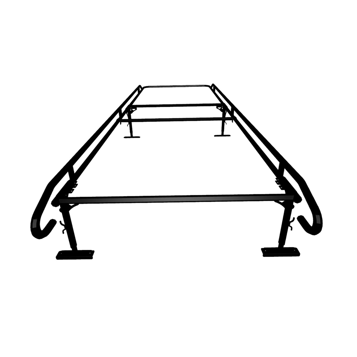 TrailFX Ladder Rack - 1000 Pound Capacity, Multi-Fit (FCLR008B)