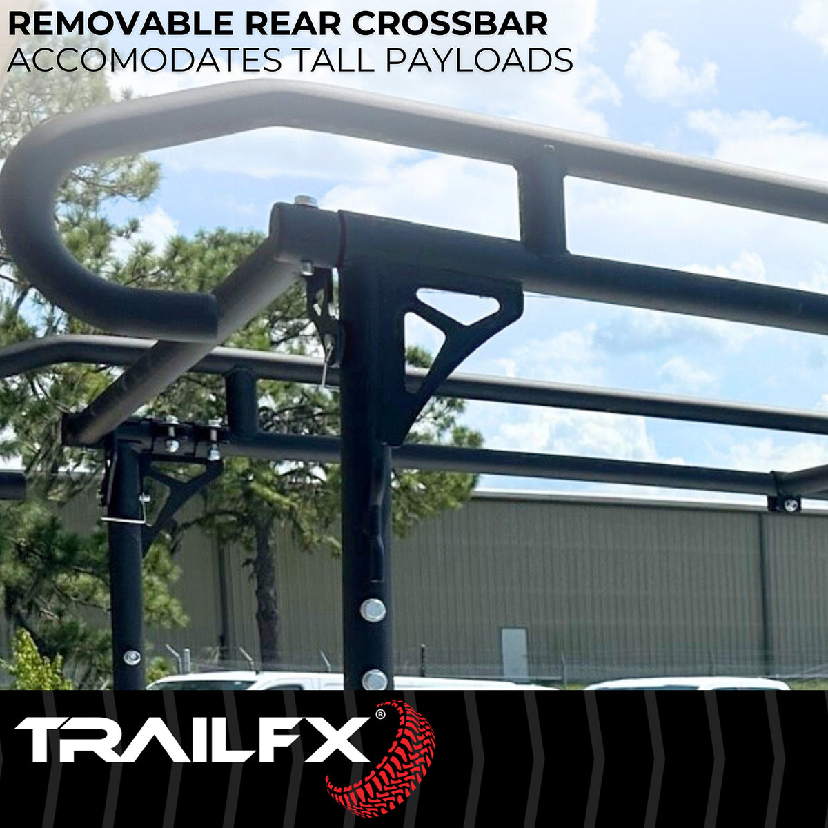 TrailFX Ladder Rack - 1000 Pound Capacity, Multi-Fit (FCLR008B)