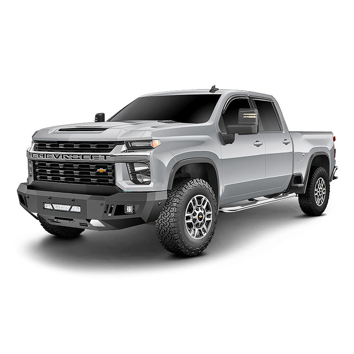 TrailFX Bumper For Chevrolet Silverado 2500 HD, Chevrolet Silverado 3500 HD - TFX Front LD Bumpers, Direct Fit, Mountng HardwreIncluded (FHDNW007TI)