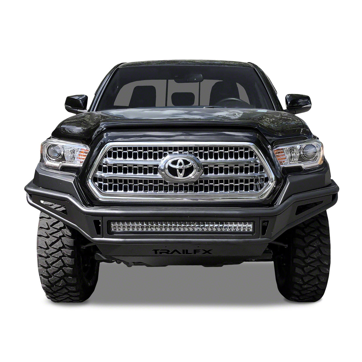 TrailFX Bumper For Toyota Tacoma - Direct Fit, Mounting Hardware Included, Without Grille (FPRB001TI)