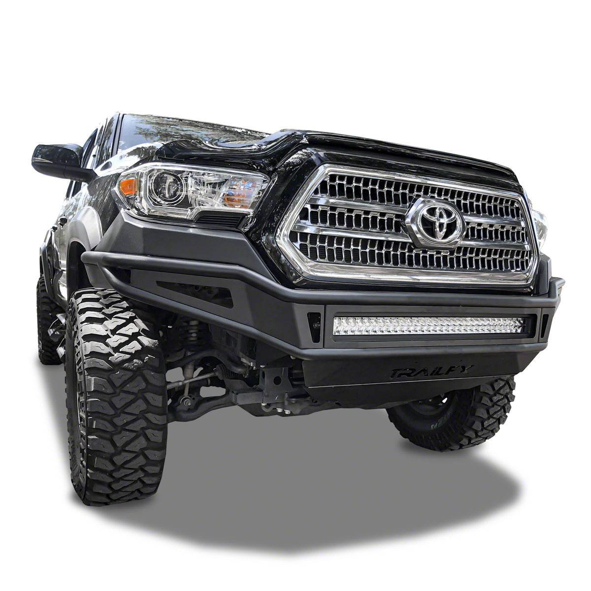 TrailFX Bumper For Toyota Tacoma - Direct Fit, Mounting Hardware Included, Without Grille (FPRB001TI)