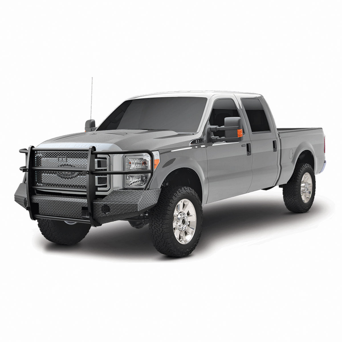 TrailFX Bumper For Ford Trucks - One Piece Design Direct Fit Use Original/Factory Mounting (FX3000)