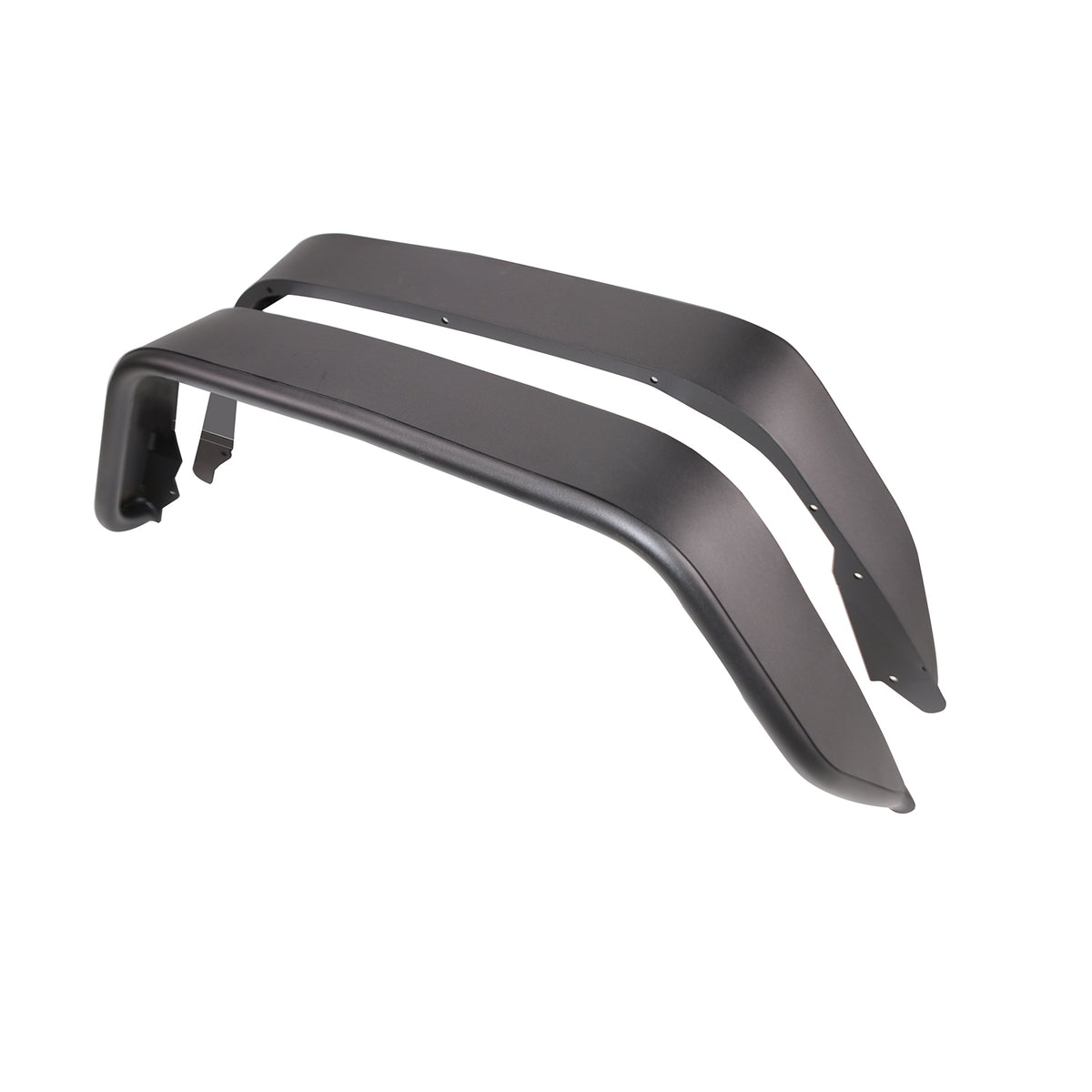 TrailFX Fender Flare For Jeep Gladiator - Textured black powdercoated steel construction. Flat style (JL010RF)