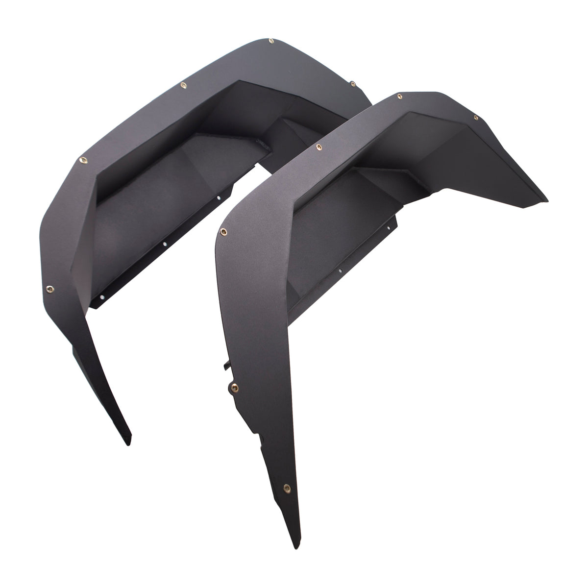 TrailFX Fender For Jeep Gladiator - Black powder coated aluminum construction. Set of 2. (JL010RI)